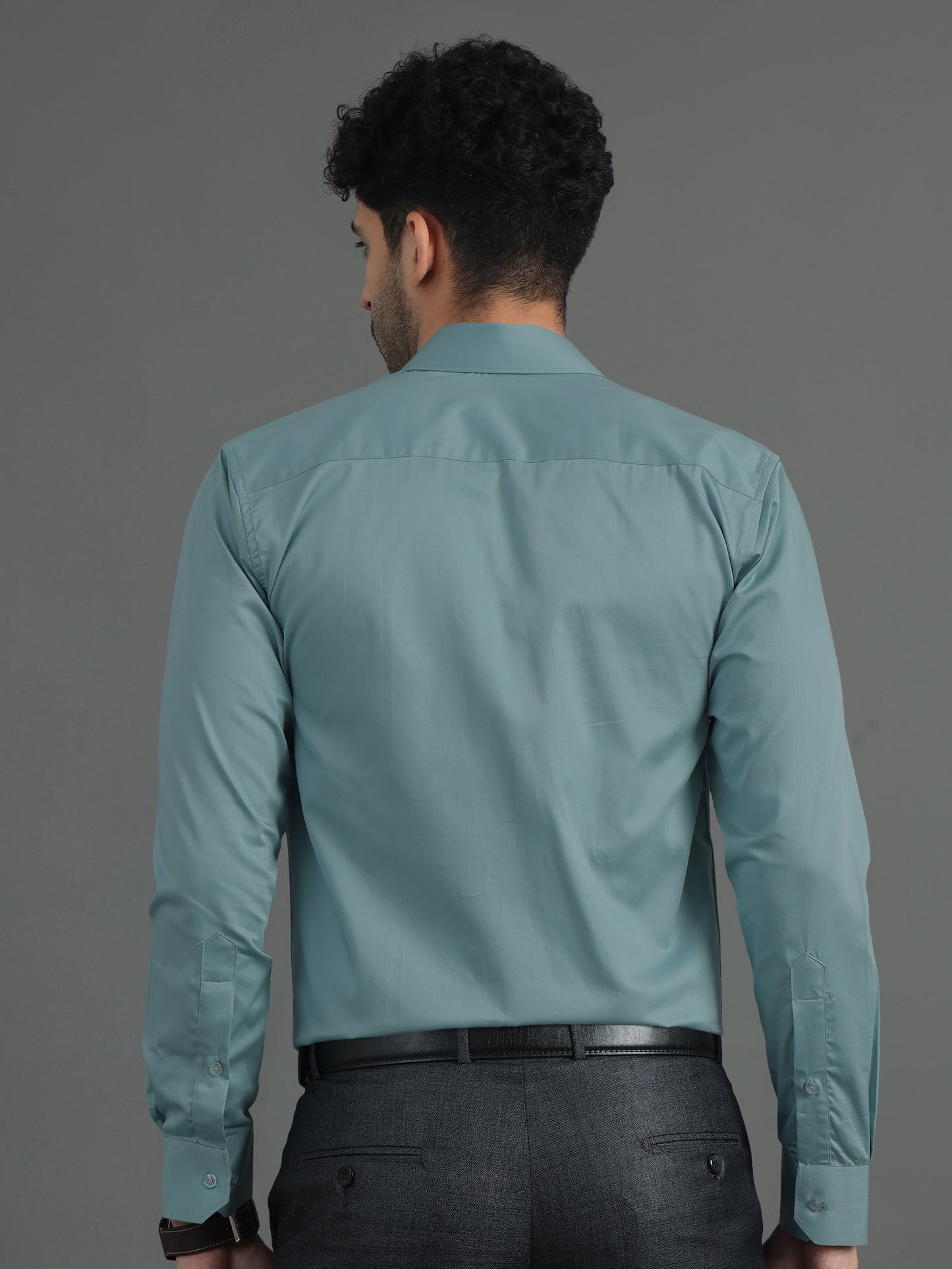 Safari Green SHATIN PREMIUM GIZA COTTON SHIRT