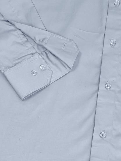 Light sky Blue SHATIN PREMIUM GIZA COTTON SHIRT