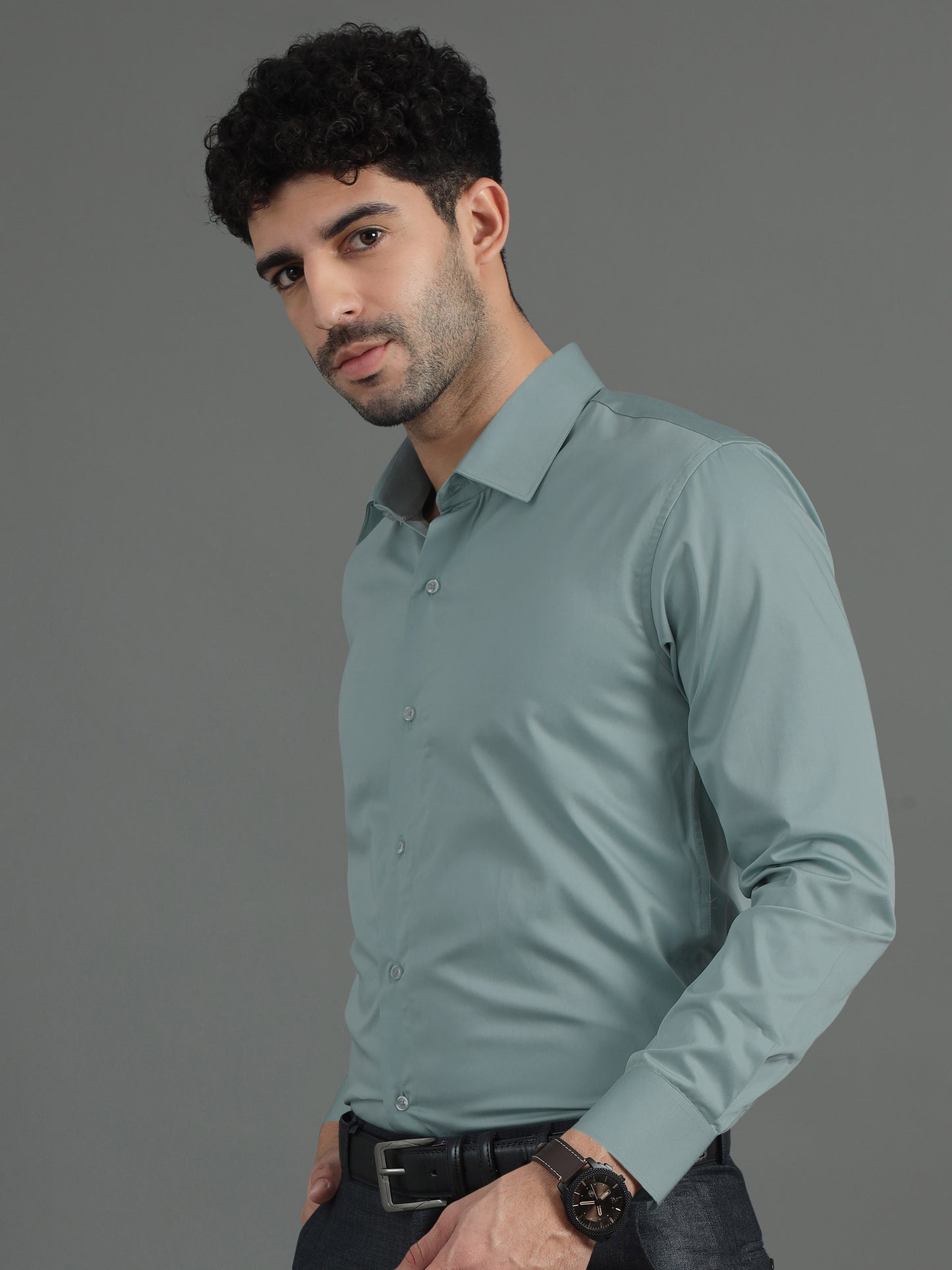 Cobb Green SHATIN PREMIUM GIZA COTTON SHIRT