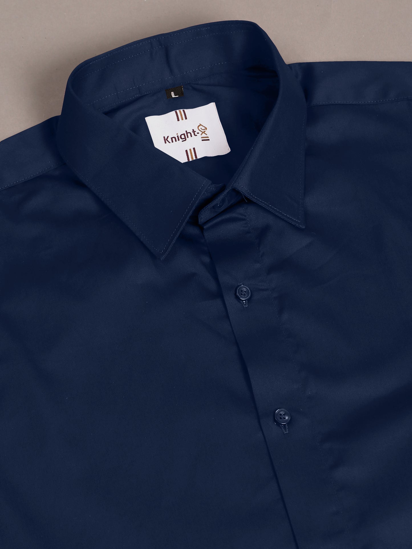 Men's Giza Cotton Shirt Dark Blue– Premium Soft & Breathable Casual Button-Up